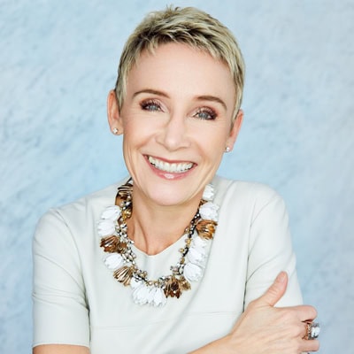 Headshot of former top jockey and NBC commentator, Donna Brothers